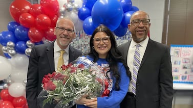 East St. Louis English teacher Briana Morales is this year’s Illinois Teacher of the Year