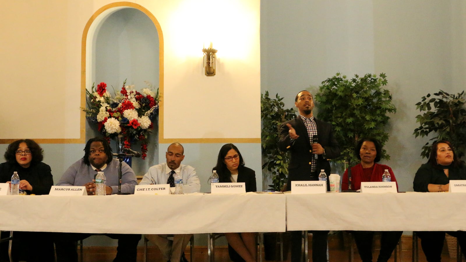 The candidates met at a forum in March hosted by the Newark NAACP.