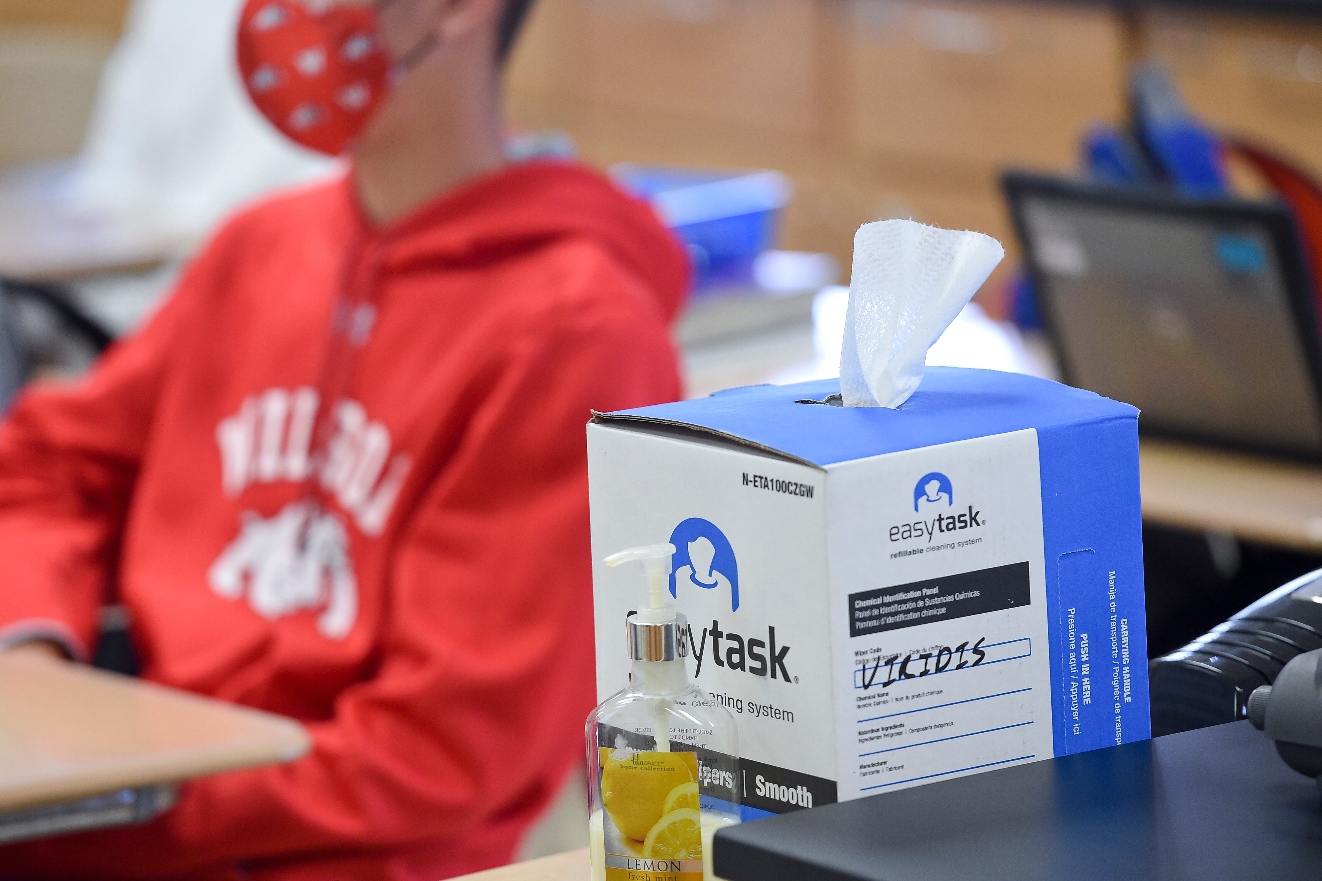 High School In Pennsylvania Operates In Person With Precautions Against COVID-19 / Coronavirus