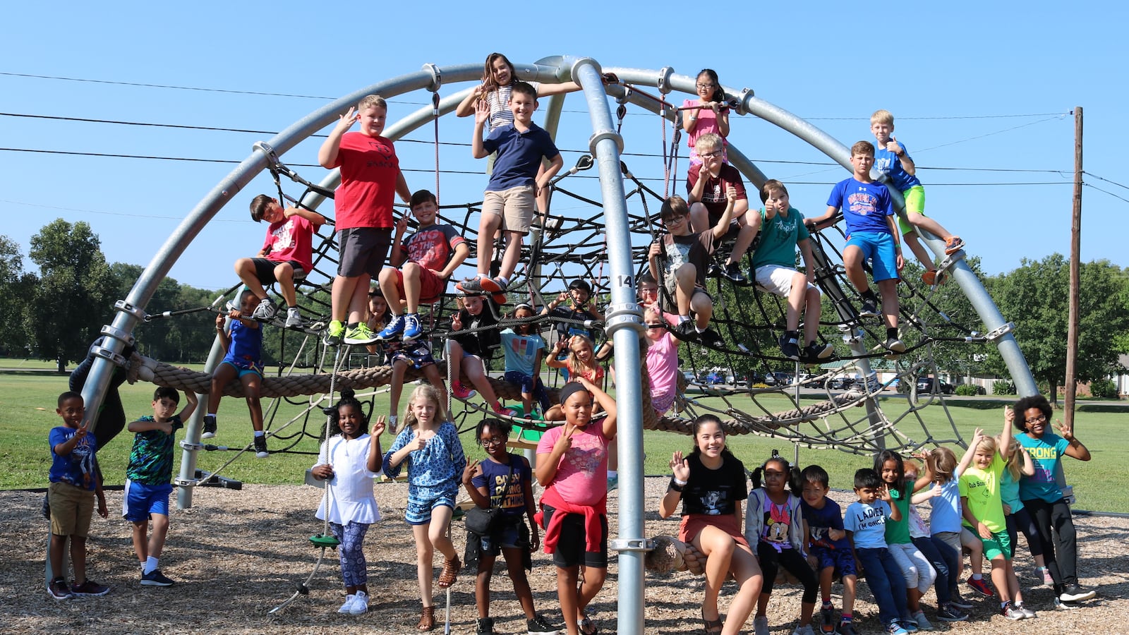 Students take a break at Discovery School, a K-6 academic magnet school in Murfreesboro. Discovery is one of six Tennessee schools and 349 nationwide recognized  as a National Blue Ribbon School for 2018.