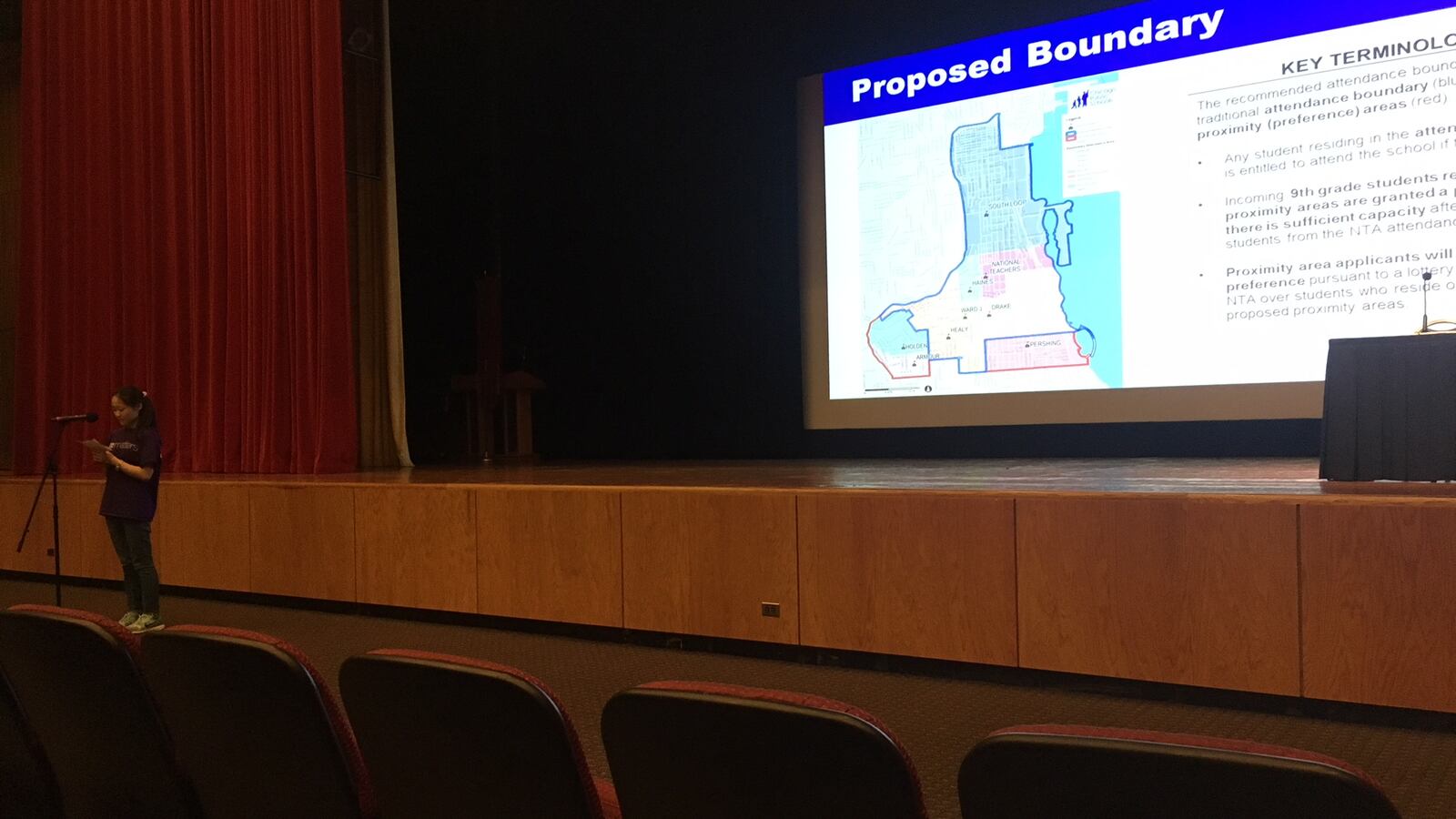 About 30 speakers weighed in on a boundary proposal for a new South Loop high school at a public meeting at IIT.