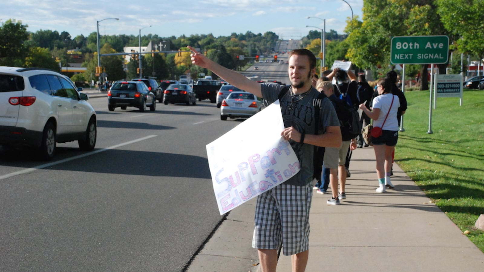 Pomona High School students rallied against a proposed curriculum review committee Tuesday. A review of previously challenged materials under current Jeffco Public Schools board policy found about one-fifth of challenges have been victorious.