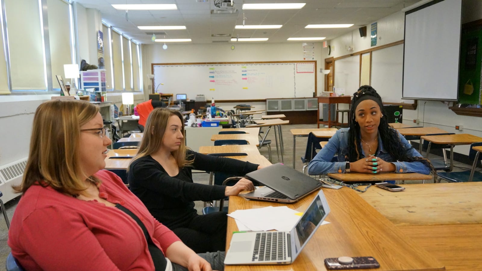 Teachers at Crispus Attucks High School