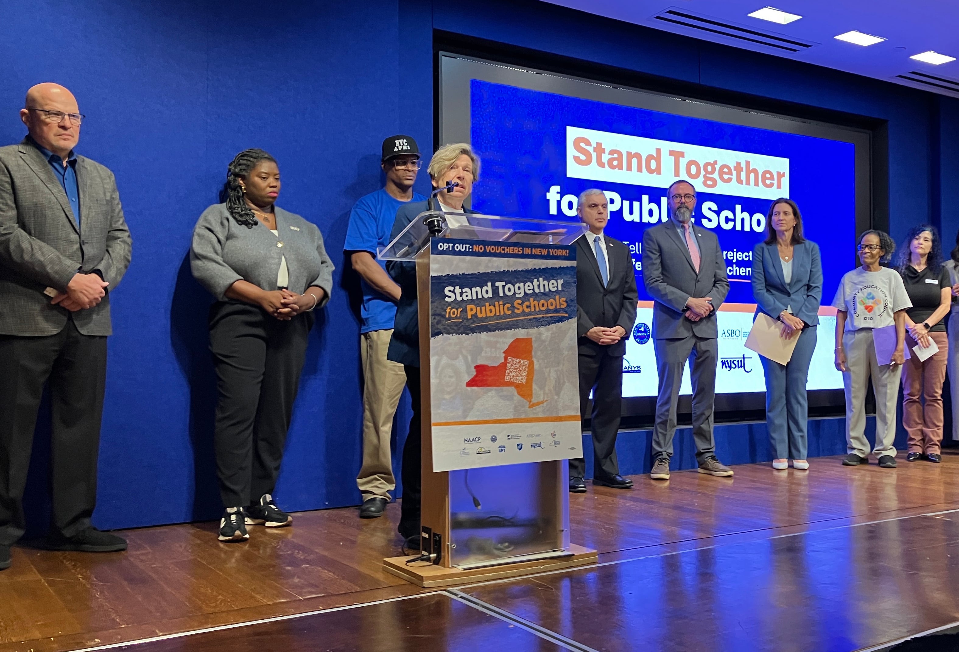 Teachers unions press New York Gov. Kathy Hochul to reject federal school choice program