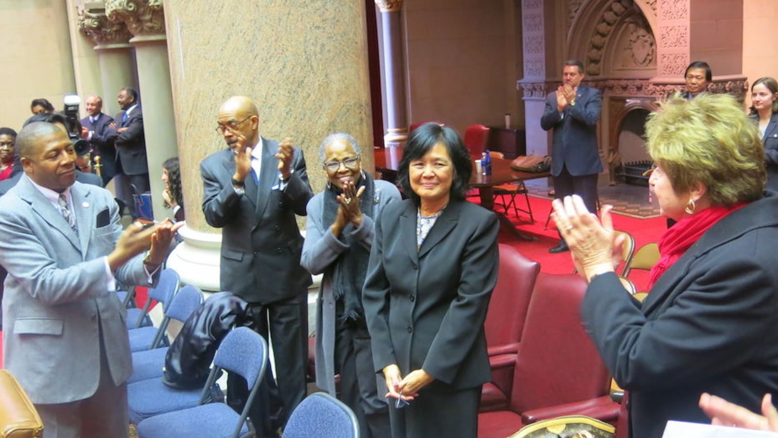 Judith Chin, a new member of the Board of Regents, after being appointed by the state legislature.