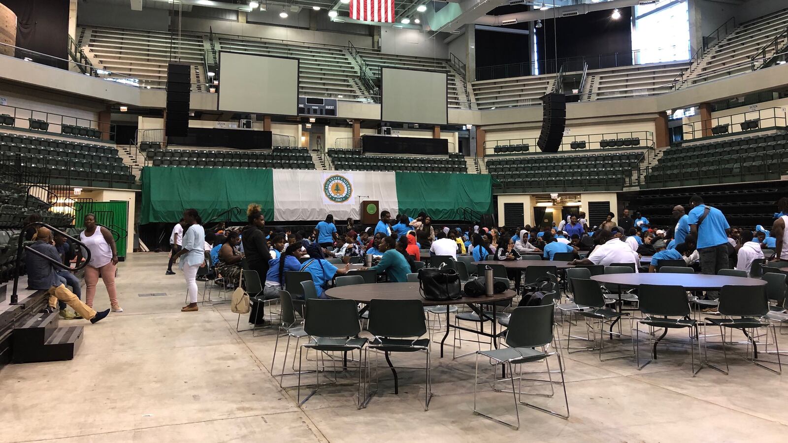 Graduates of the Summer for Change program gather at Chicago State University.