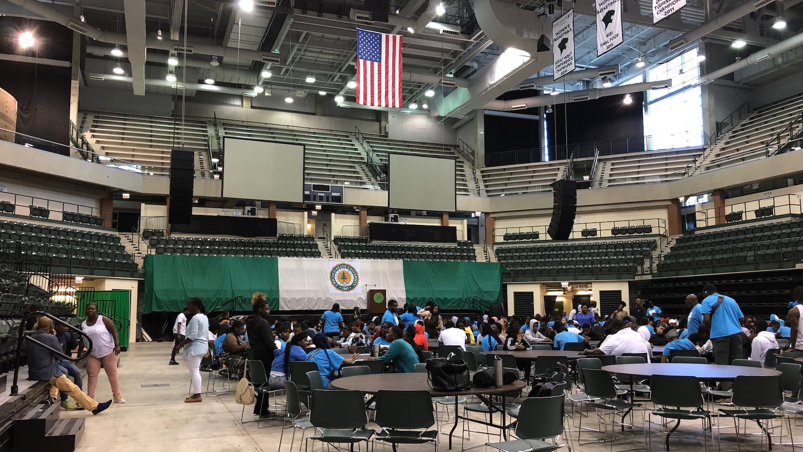 Graduates of the Summer for Change program gather at Chicago State University.