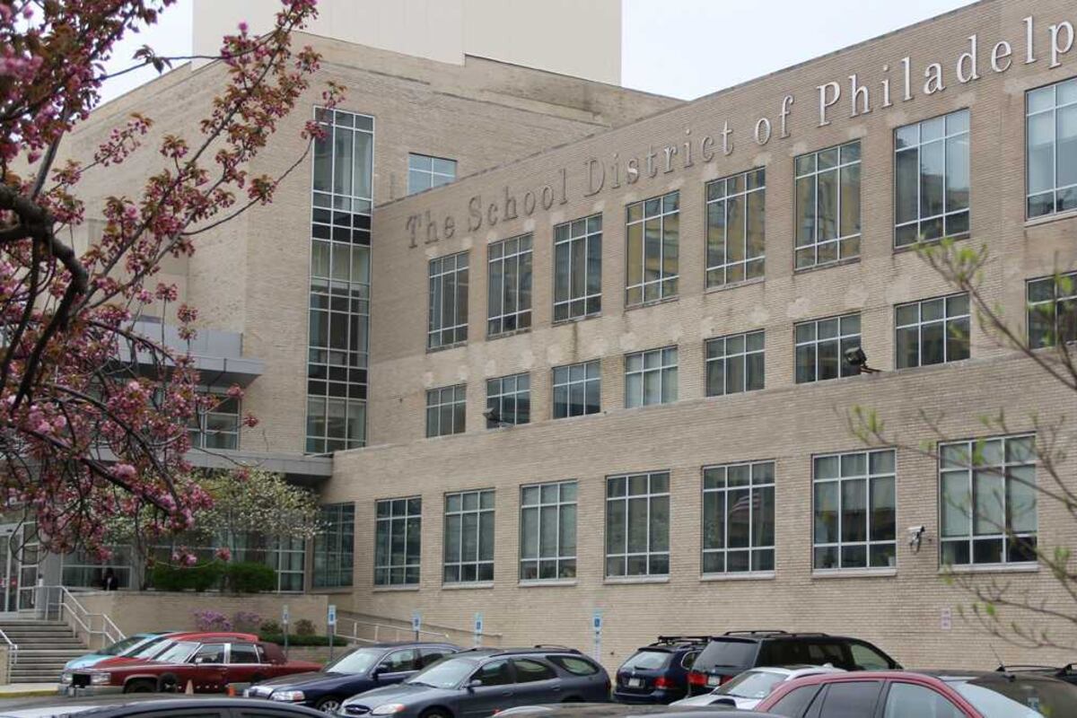 Exterior of the School District of Philadelphia headquarters.