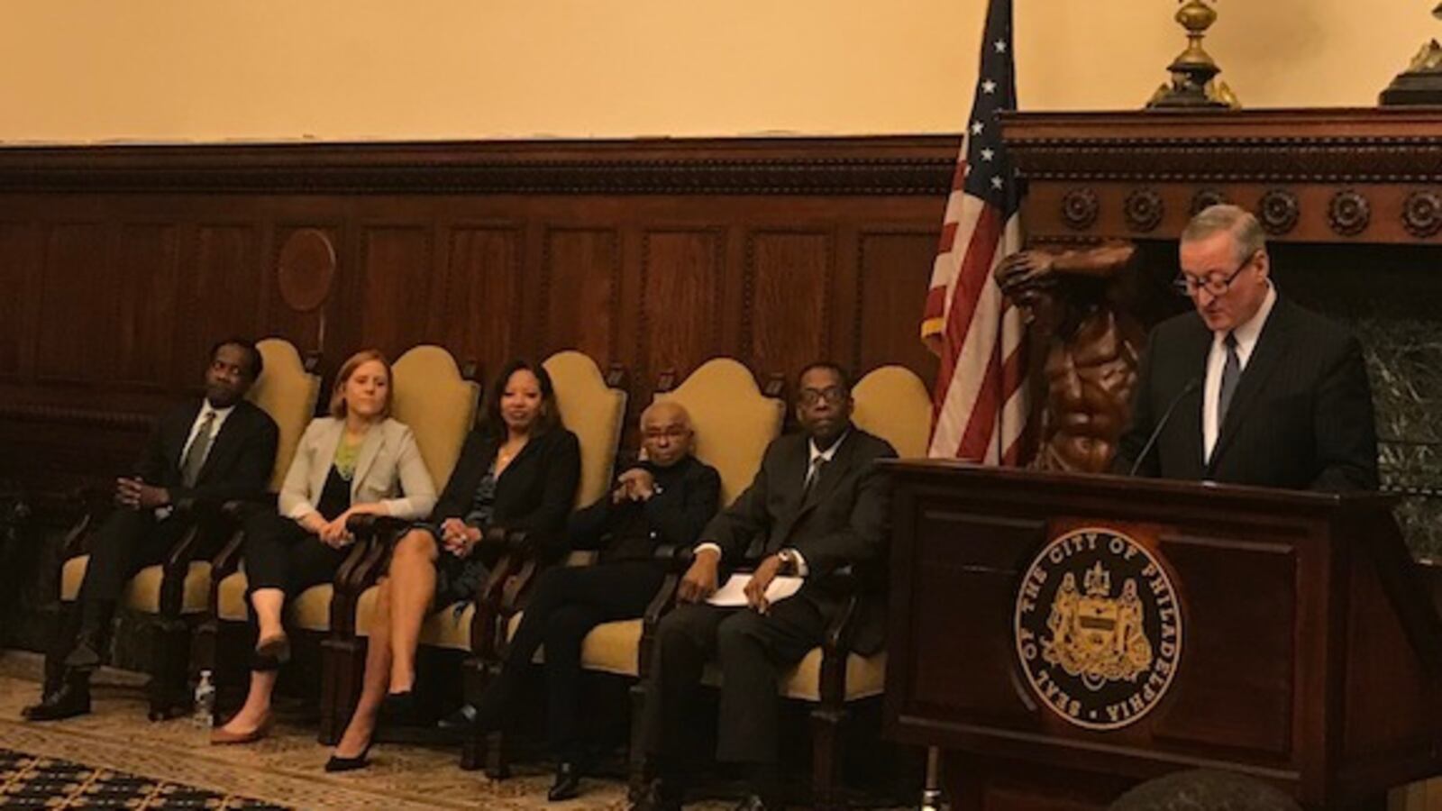 Mayor Kenney with new school board
