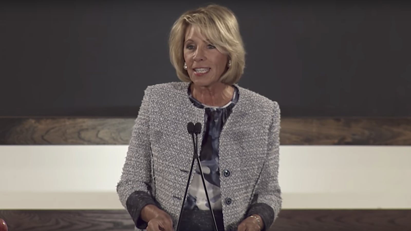 U.S. Education Secretary Betsy DeVos.