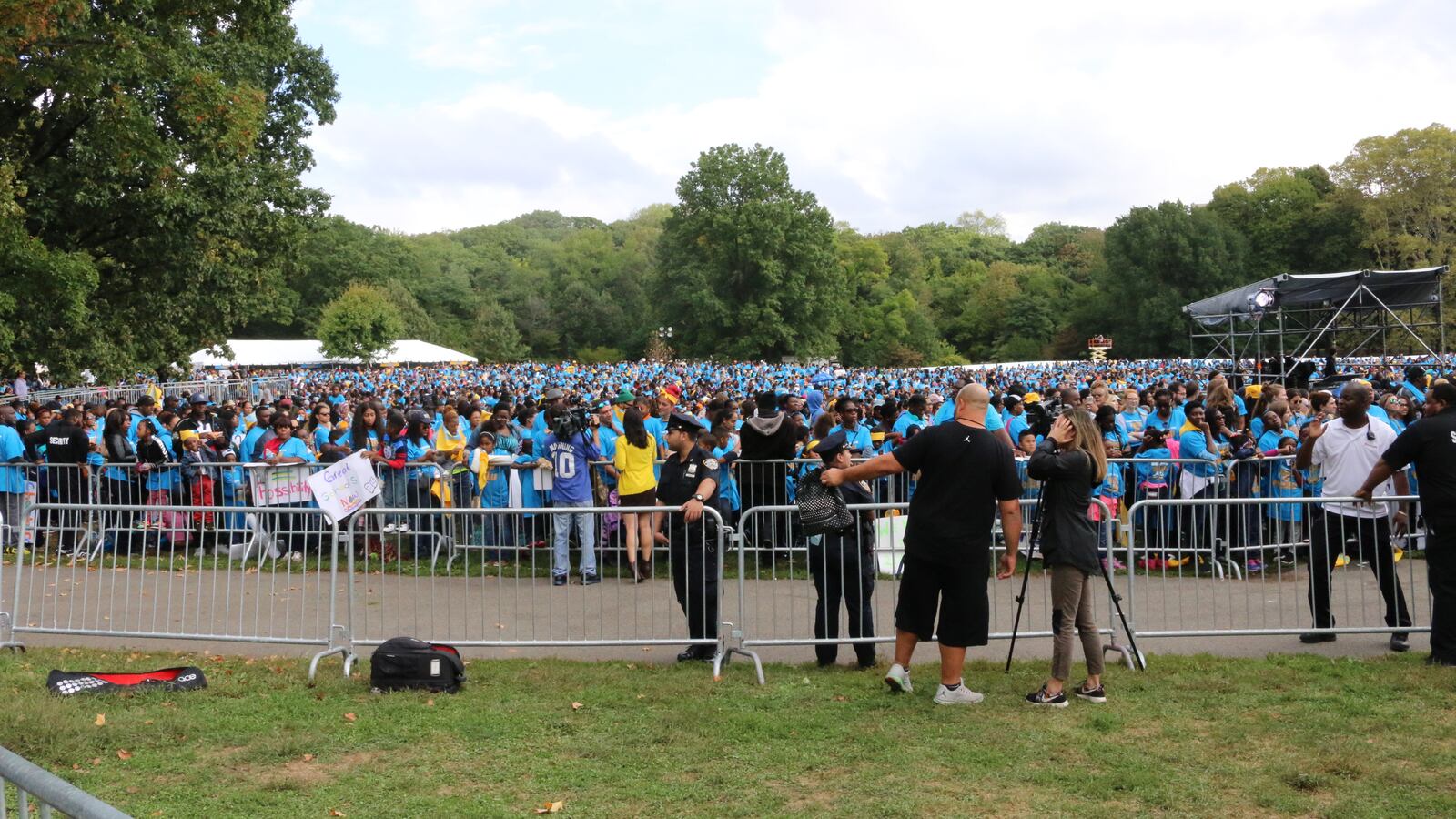 A charter school rally hosted by Families for Excellent Schools in 2016.
