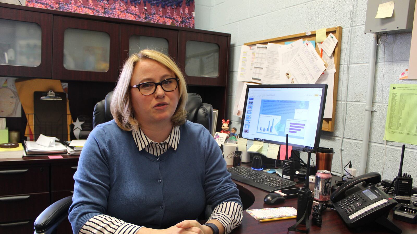 Andrea Walley, principal at Cesar Chavez Academy Intermediate, a charter school in Detroit with a 94% teacher retention rate.