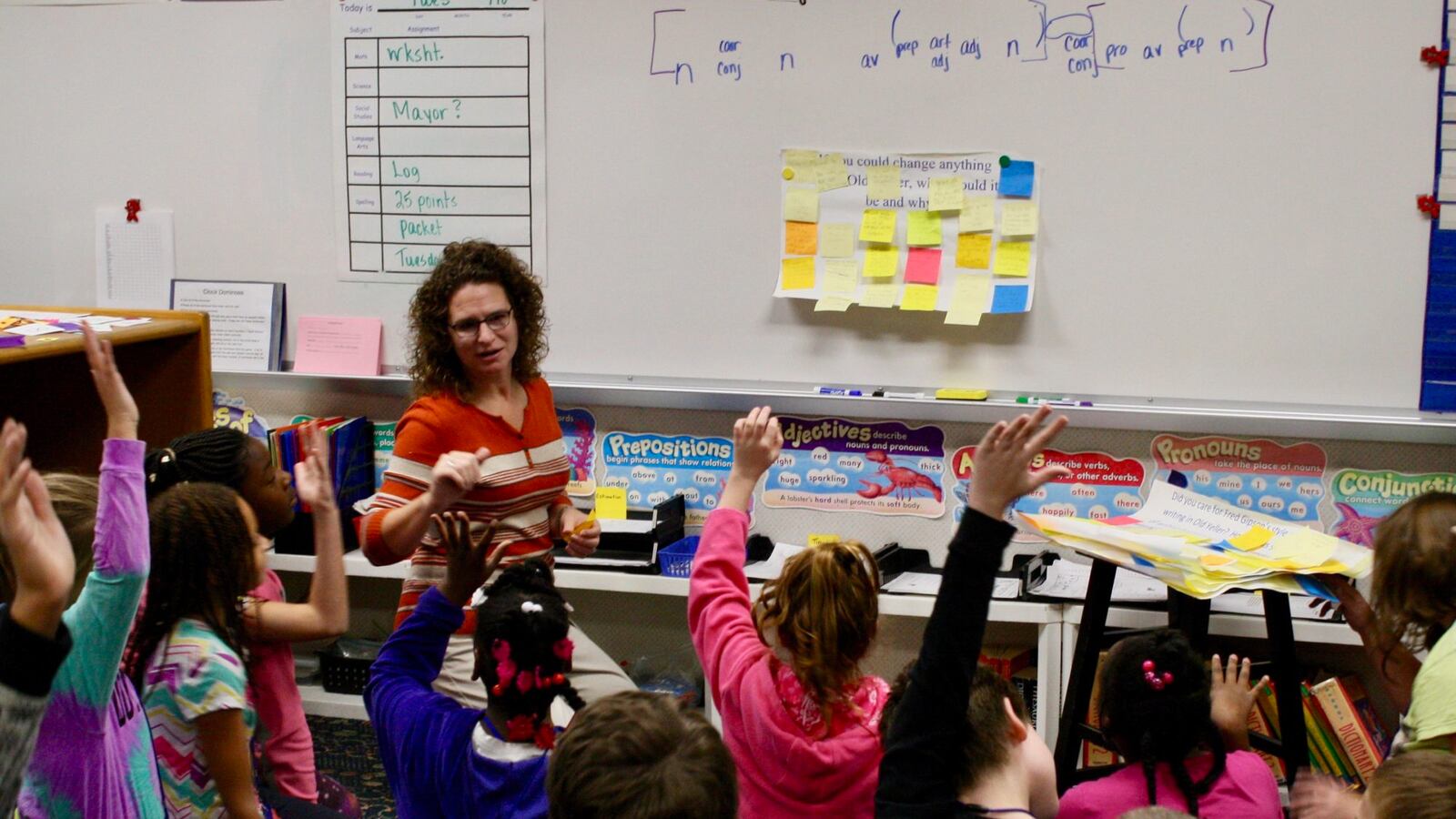 Students at Robey Elementary School in Wayne Township.