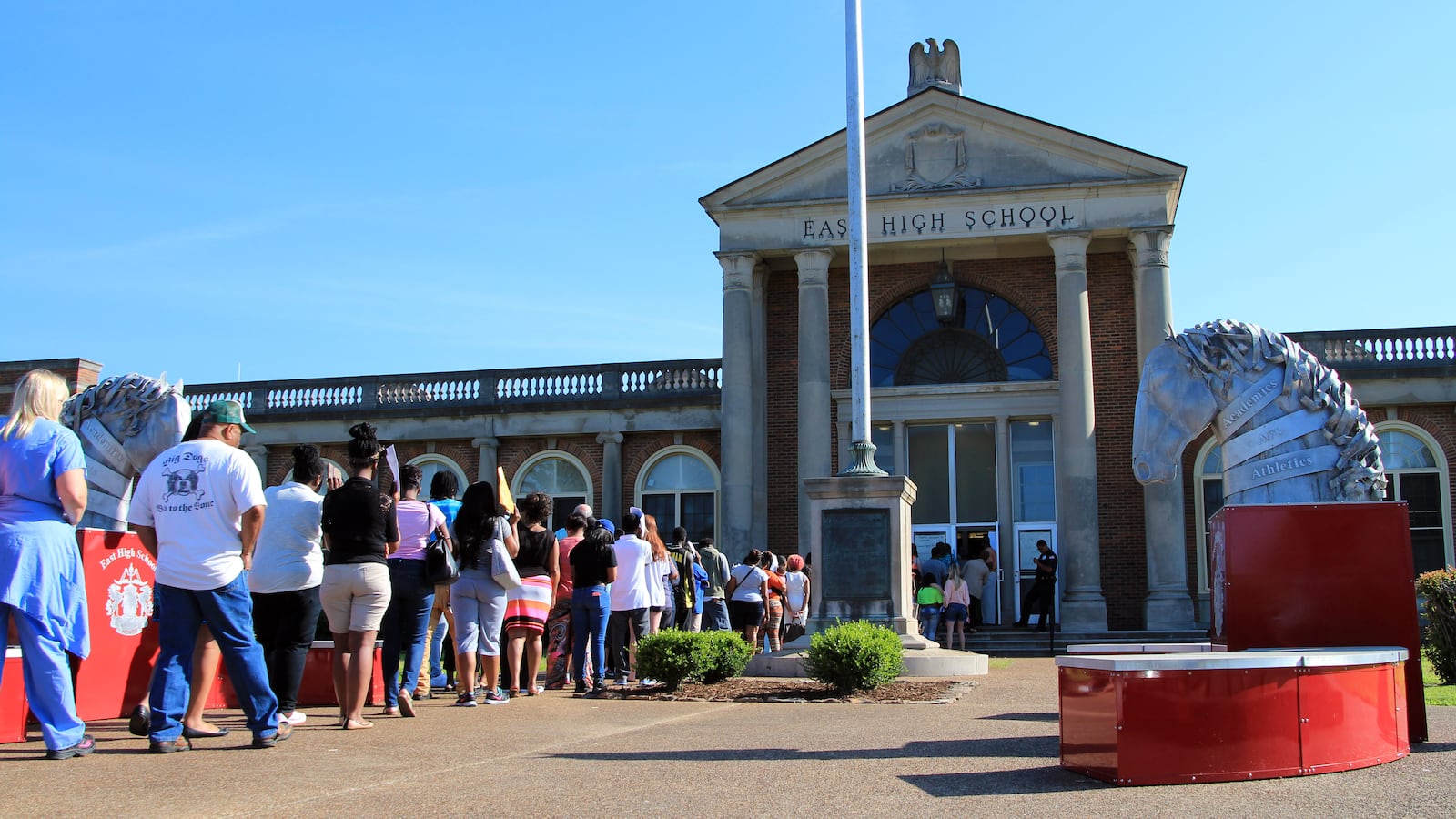 Since 1948, East High School has served students in Memphis.