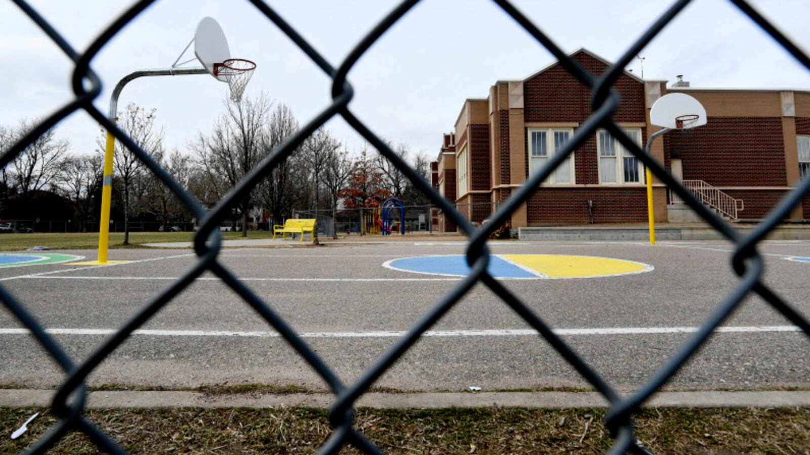 Edison Elementary School in Denver, the first to close in the city due to the outbreak. (Photo by Helen H. Richardson/The Denver Post)