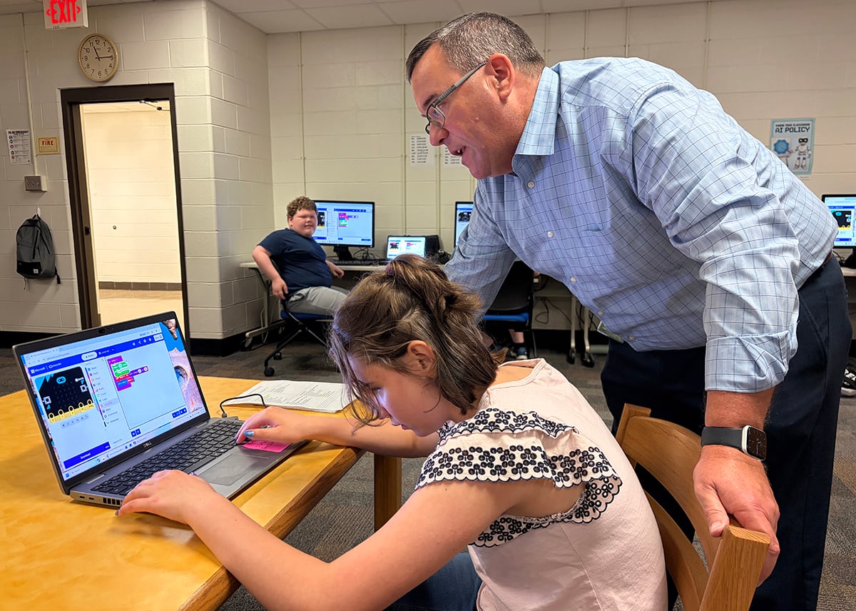 Students at the Indiana School for the Blind and Visually Impaired make coding more accessible
