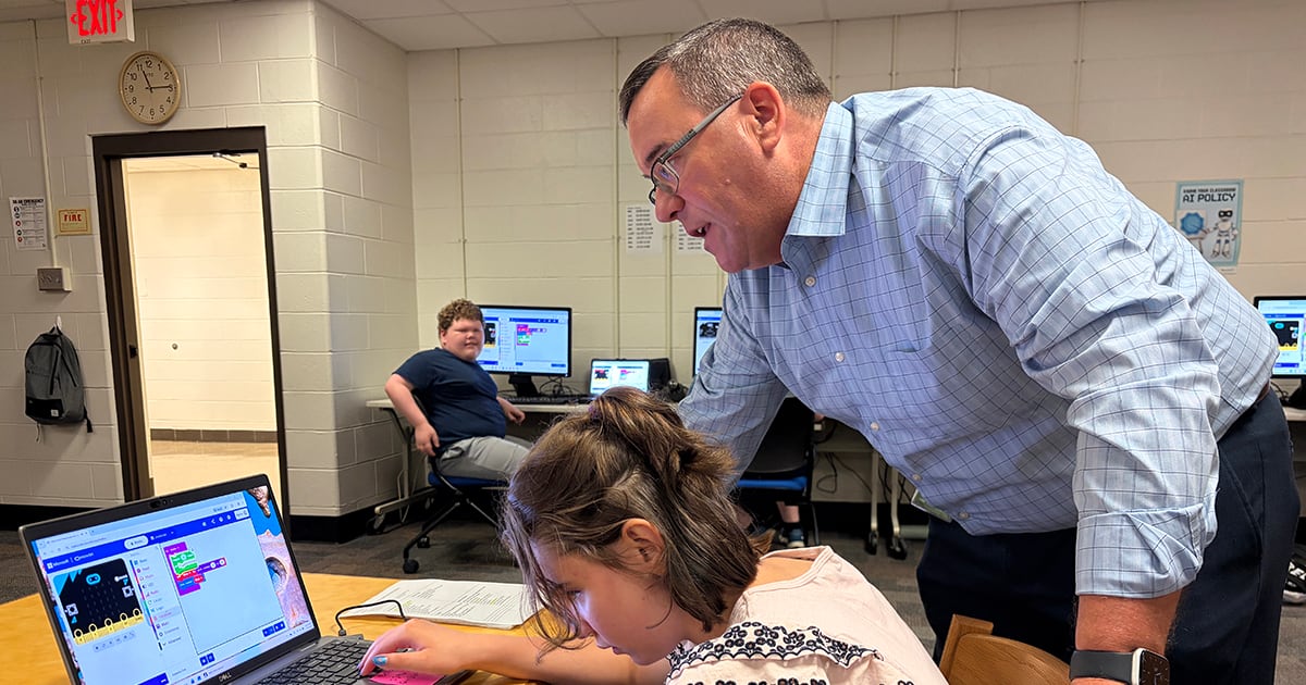 Students at the Indiana School for the Blind and Visually Impaired make coding more accessible