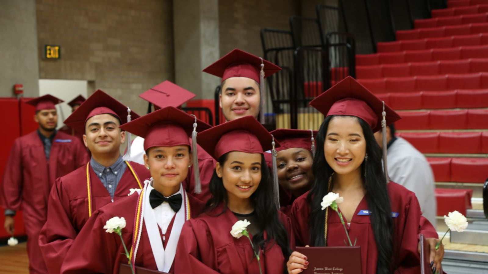 Aurora West College Preparatory Academy graduates of 2018. The school had a 100 percent graduation rate.