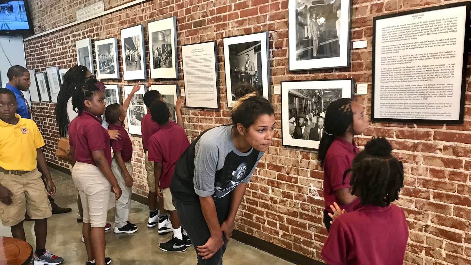 Vision Prep students tour the Withers Collection Museum and Gallery on Beale Street.