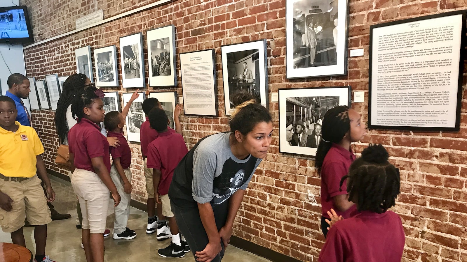 Vision Prep students tour the Withers Collection Museum and Gallery on Beale Street.