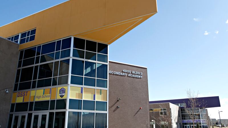 An exterior photo of a Denver school.