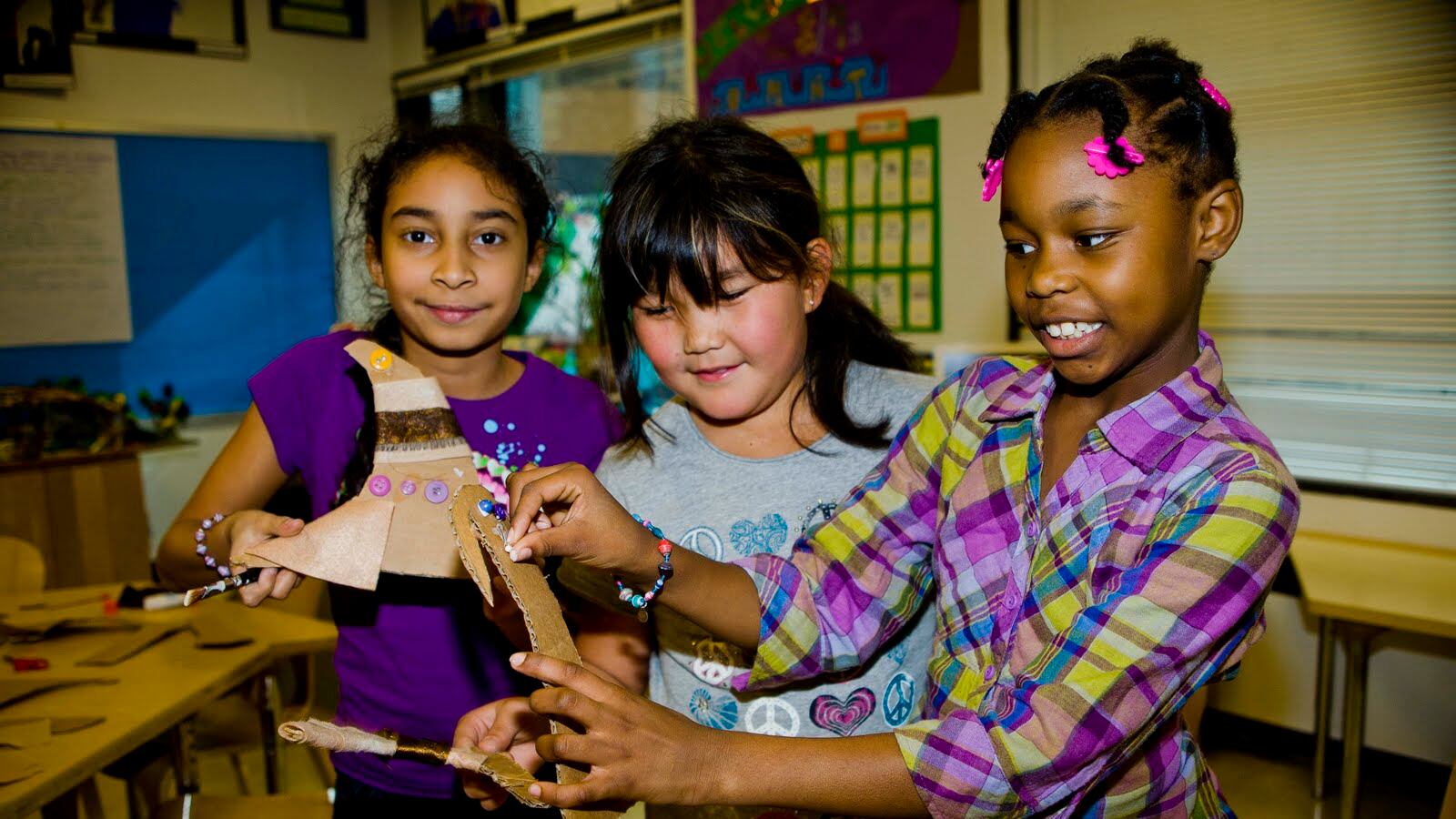 Students in the program at the Bank Street School for Children.