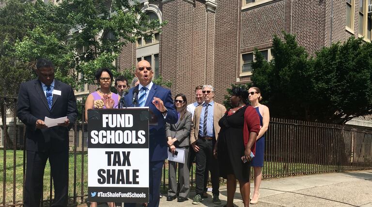 Sen. Vincent Hughes unveils plan to fund schools with $8.25 billion from fracking tax