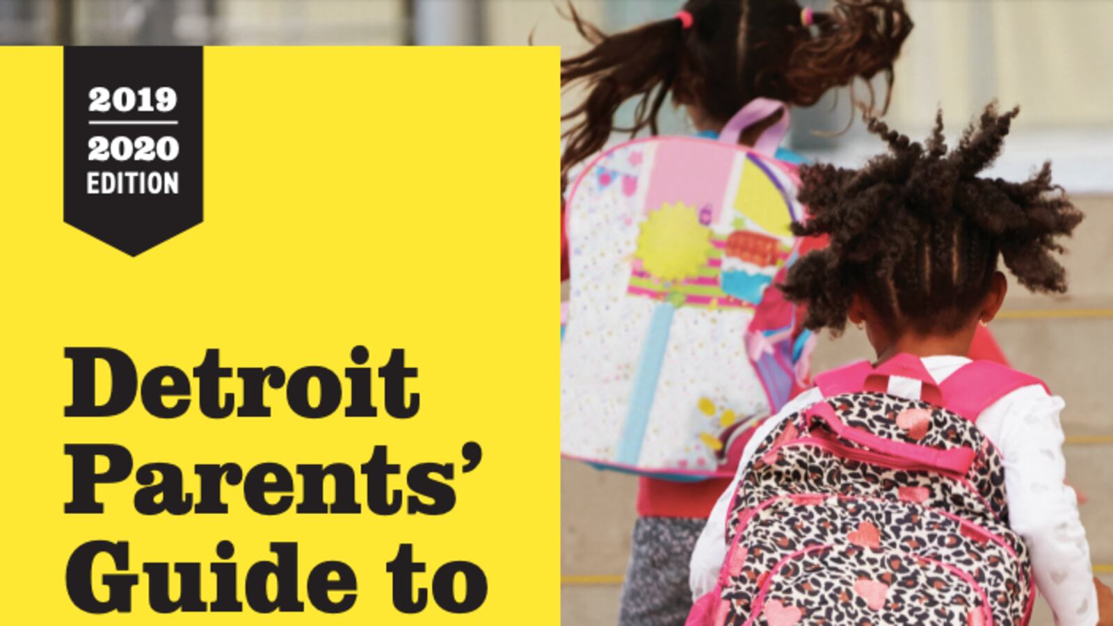 A snapshot from the cover of the second edition of a school guide published by the Detroit Community Education Commission.