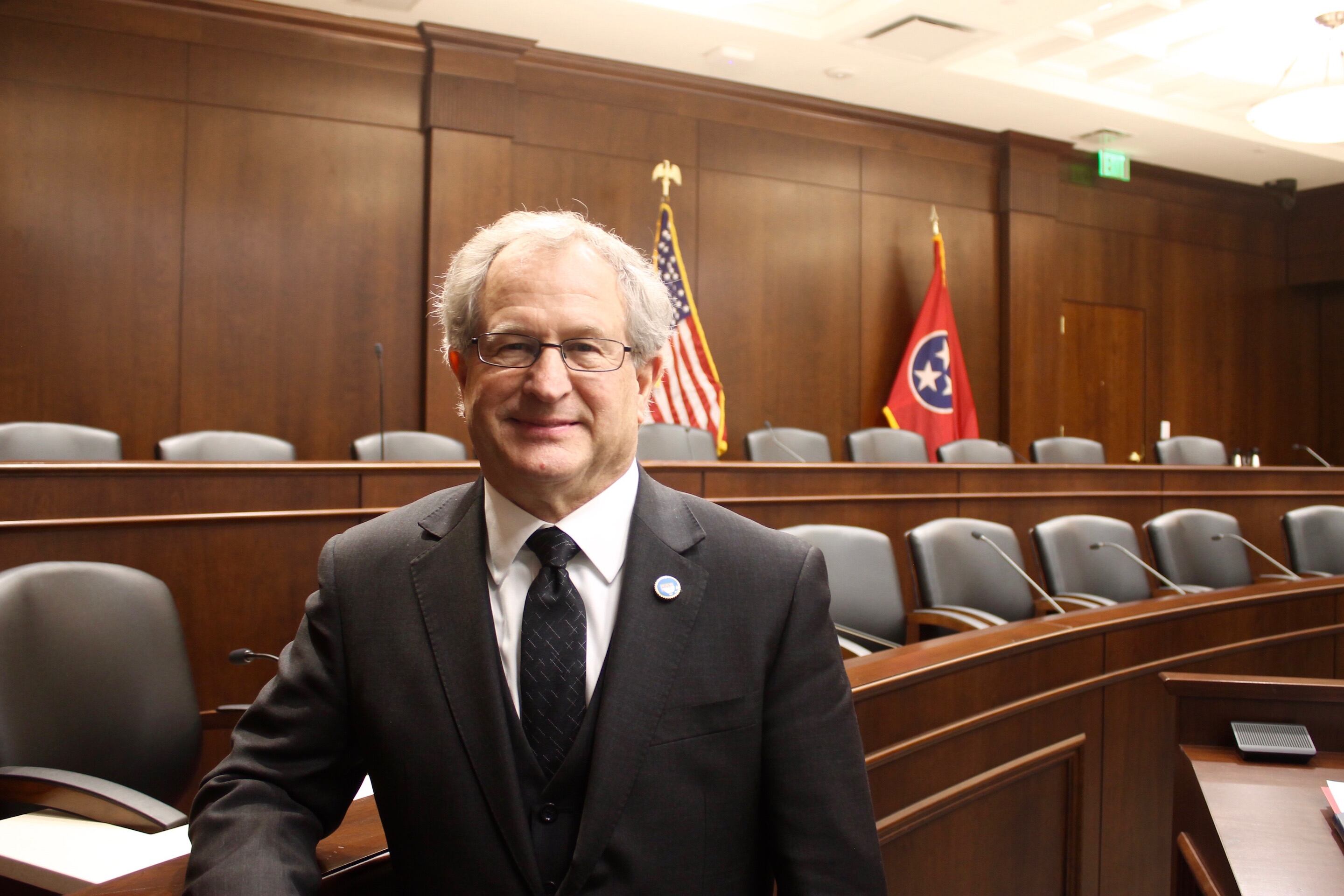 Rep. Mark White shepherded Gov. Bill Lee's charter school bill through the House Education Committee on Wednesday. The Memphis Republican also chairs the panel.