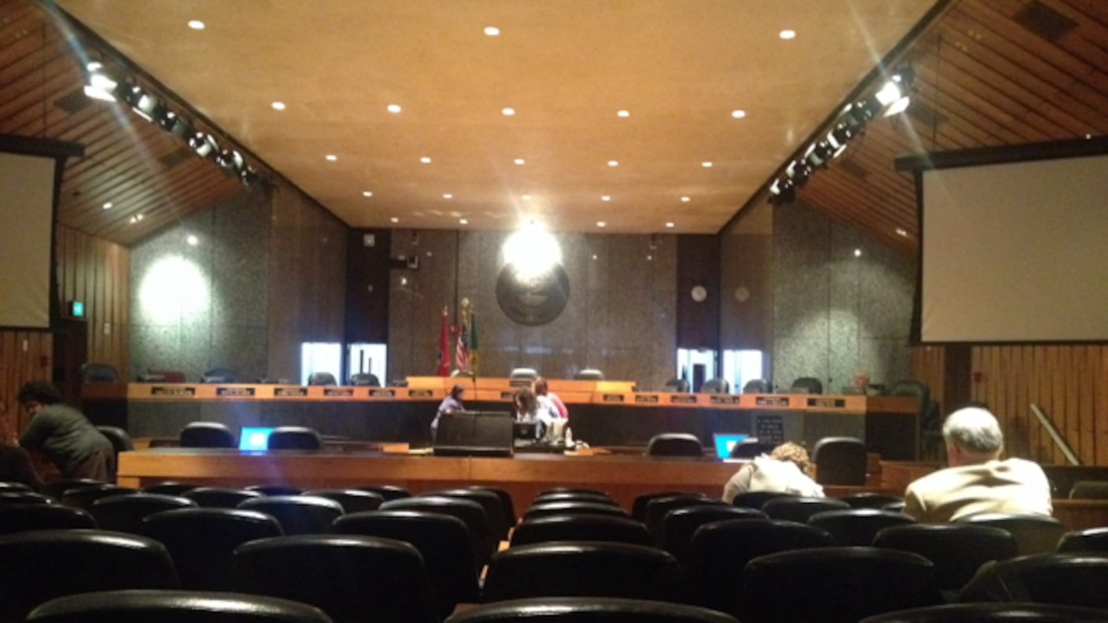 The Shelby County Commission chambers is the site of budget hearings for local school districts.