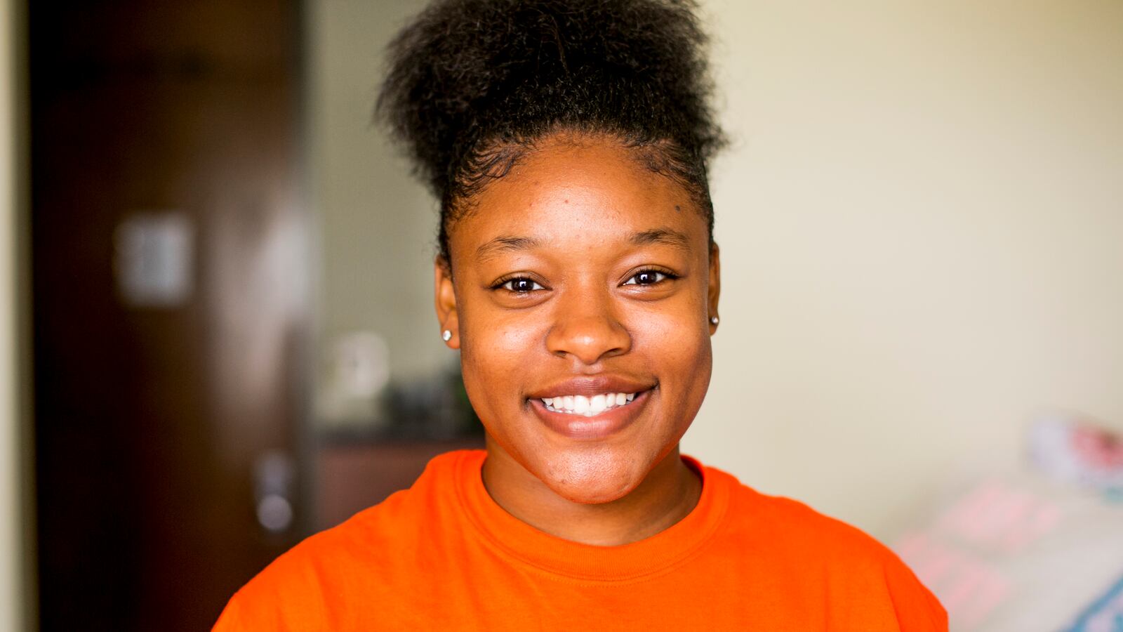 Kashia Perkins, a freshman at Michigan State University, is a spring graduate of the Jalen Rose Leadership Academy in Detroit.