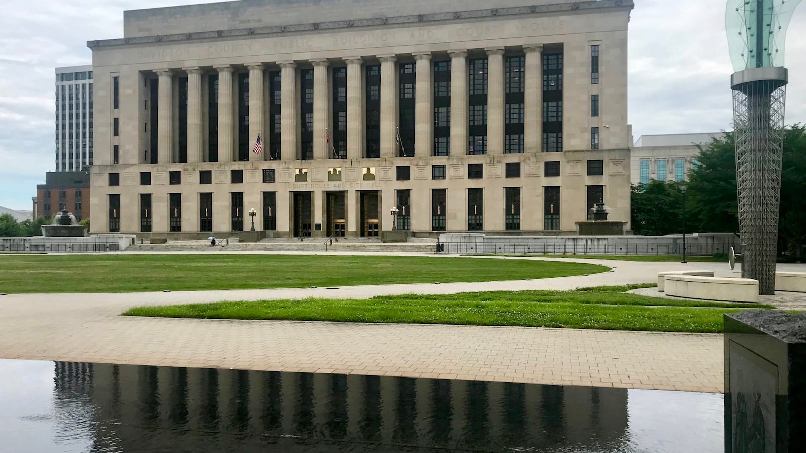 The Davidson County Courthouse in Nashville will be the hub of litigation over Tennessee's new voucher law. Lawyers for Metro Nashville filed a lawsuit Thursday that names Shelby County government as a co-plaintiff and Gov. Bill Lee as one of the defendants.