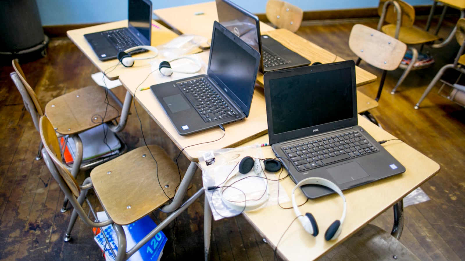 Federal funds could help districts purchase laptops for students to use at home while schools are closed.