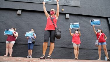 Educators rally on national day of action as school reopening debate continues