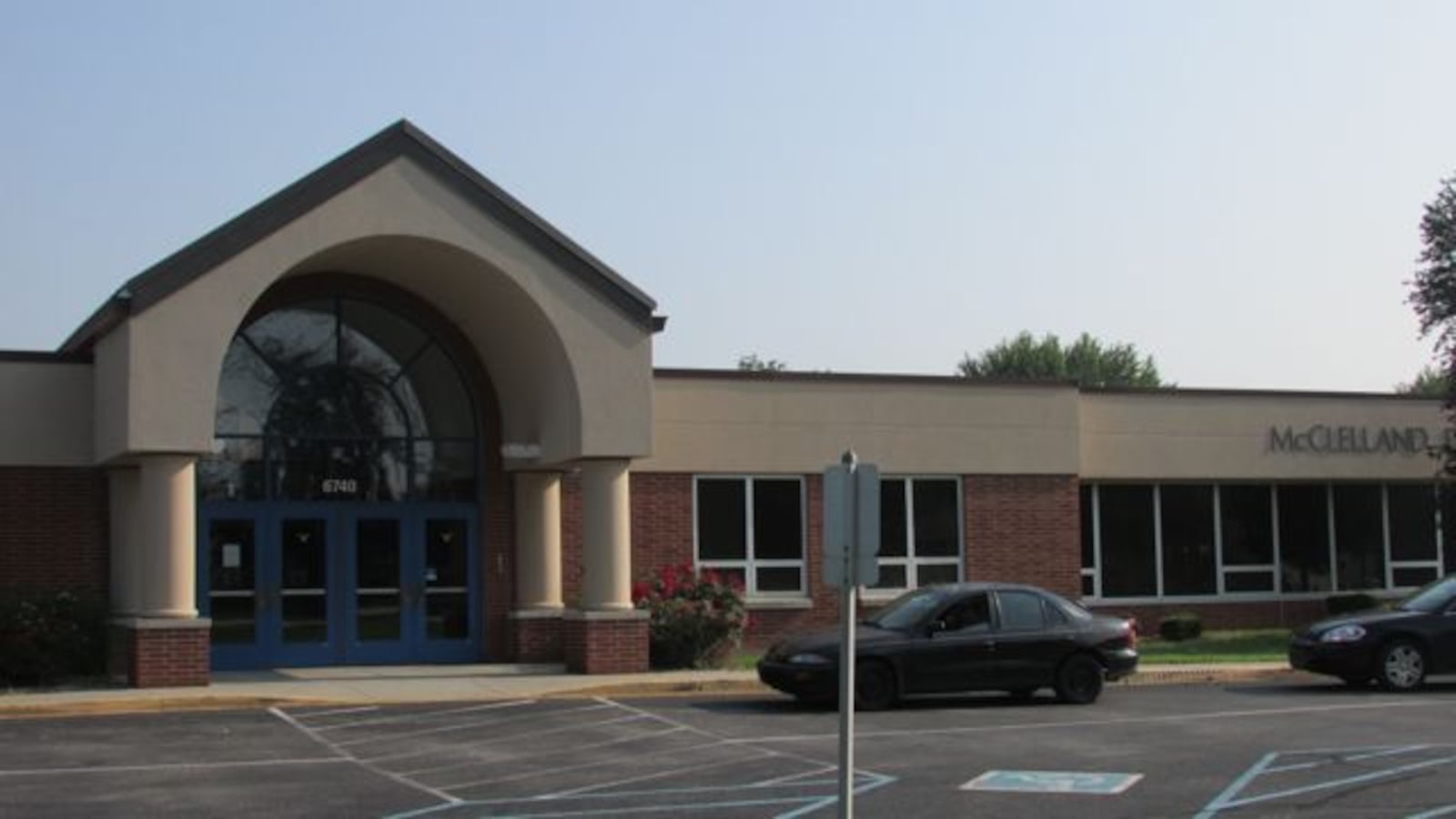 Wayne Township's McClelland Elementary School. The district today passed a referendum with bout two-thirds of the vote.