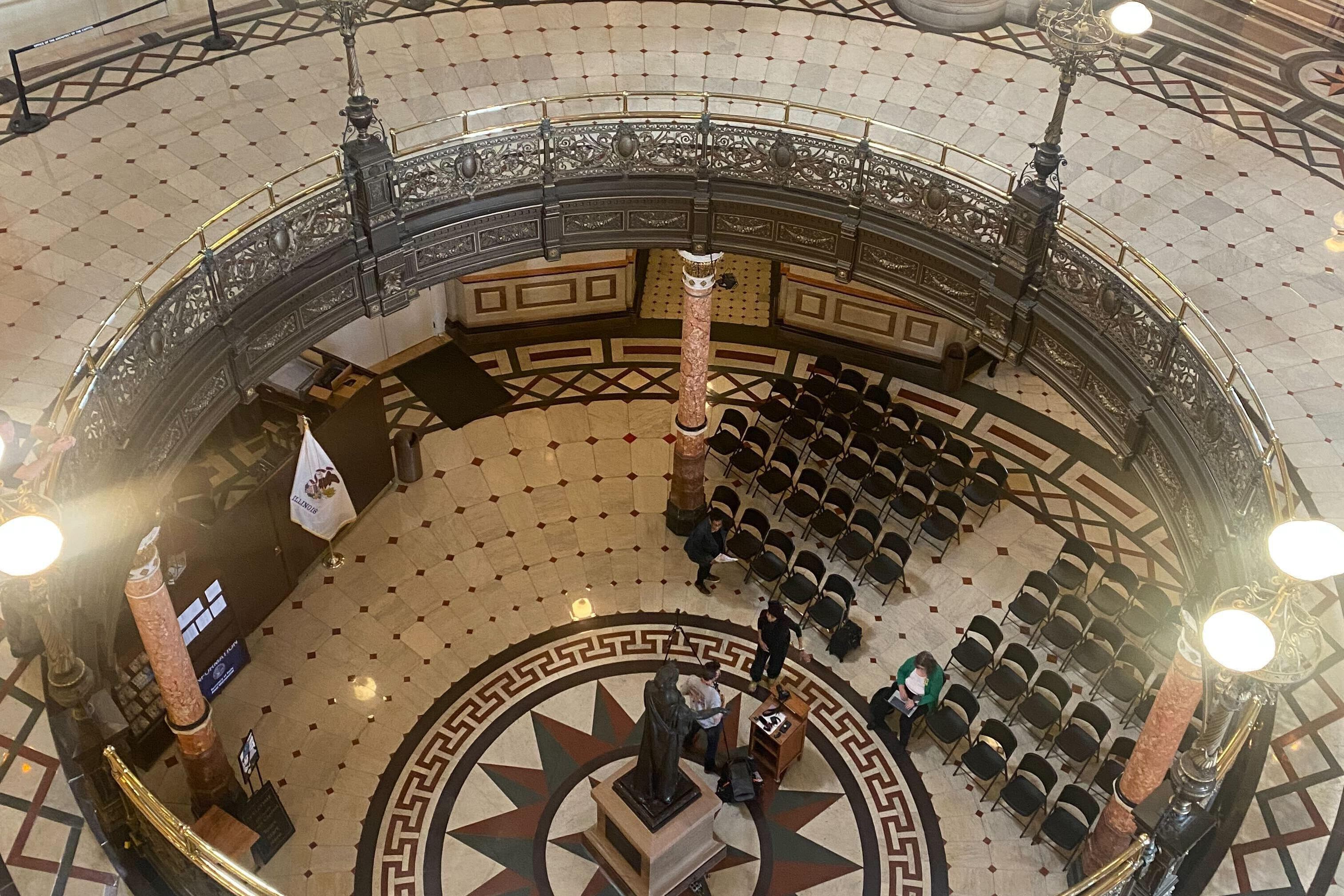 Interior of the Illinois Capitol