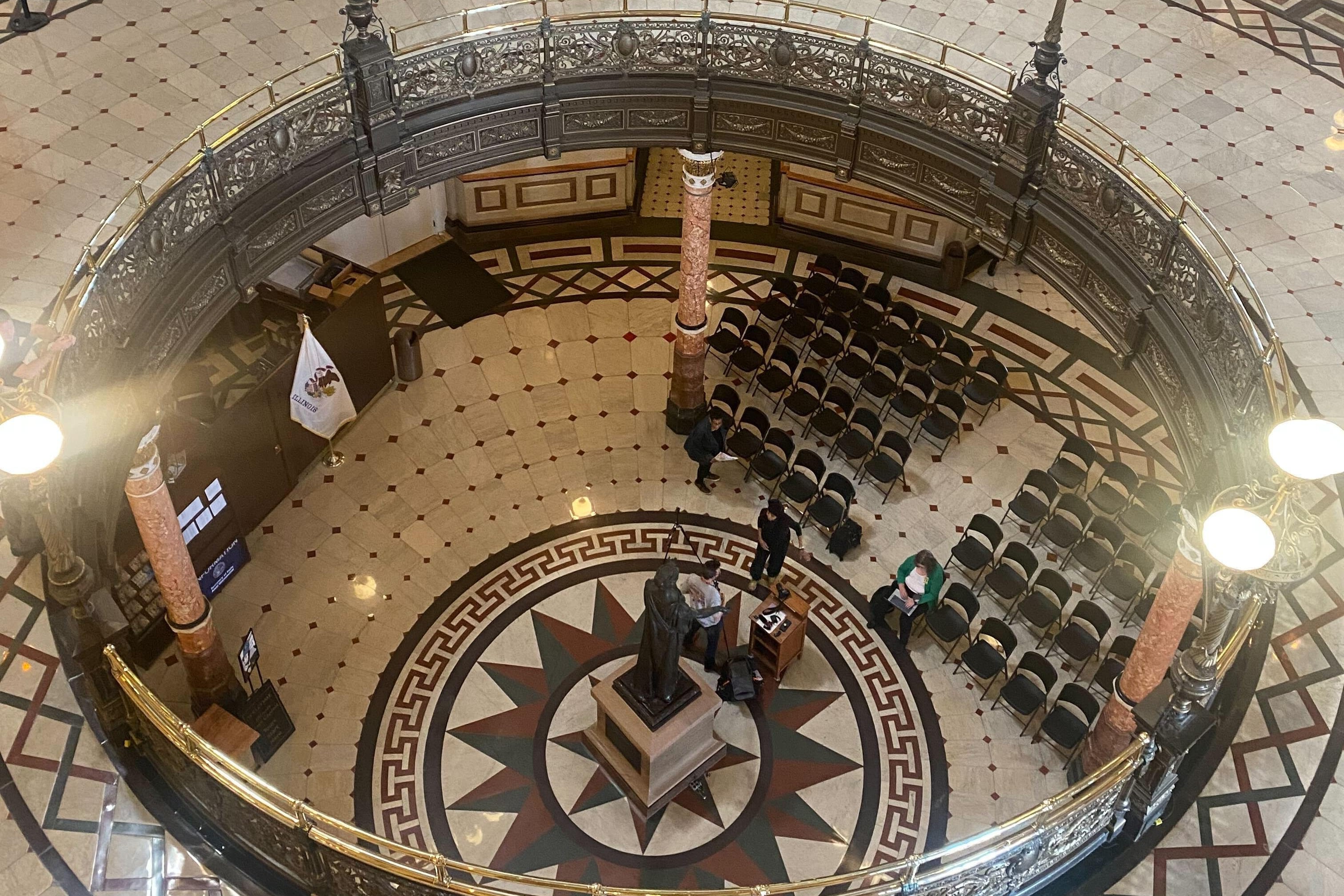 Interior of the Illinois Capitol