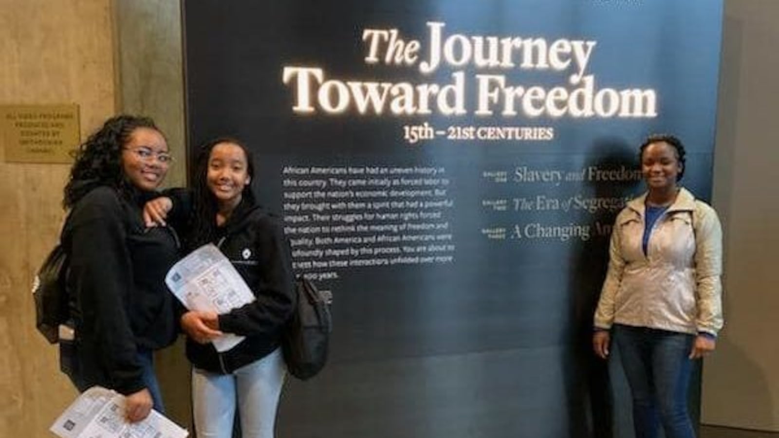 Students and staff from Dr. Martin Luther King, Jr. Early College visited the National Museum of African American History and Culture in October 2019.