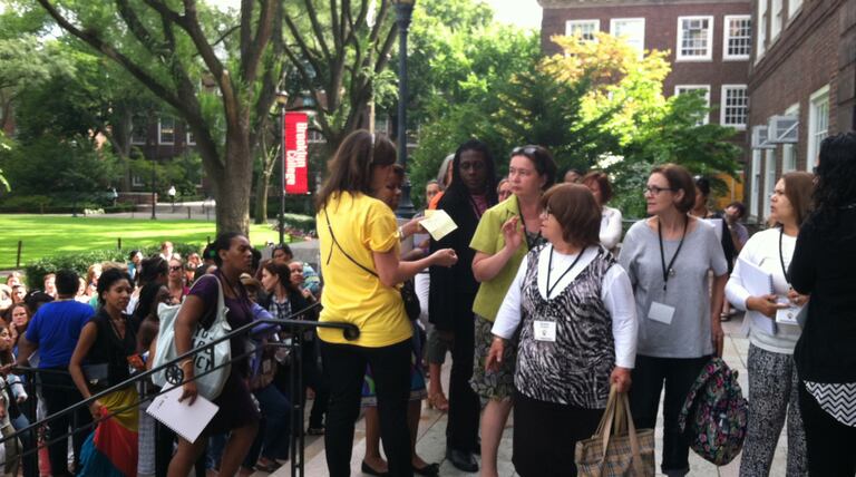 With day one fast approaching, de Blasio and Fariña rally pre-K teachers