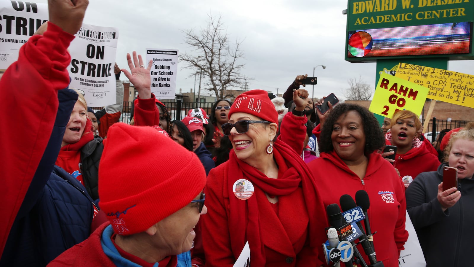 Chicago Teachers Union President Karen Lewis in 2016