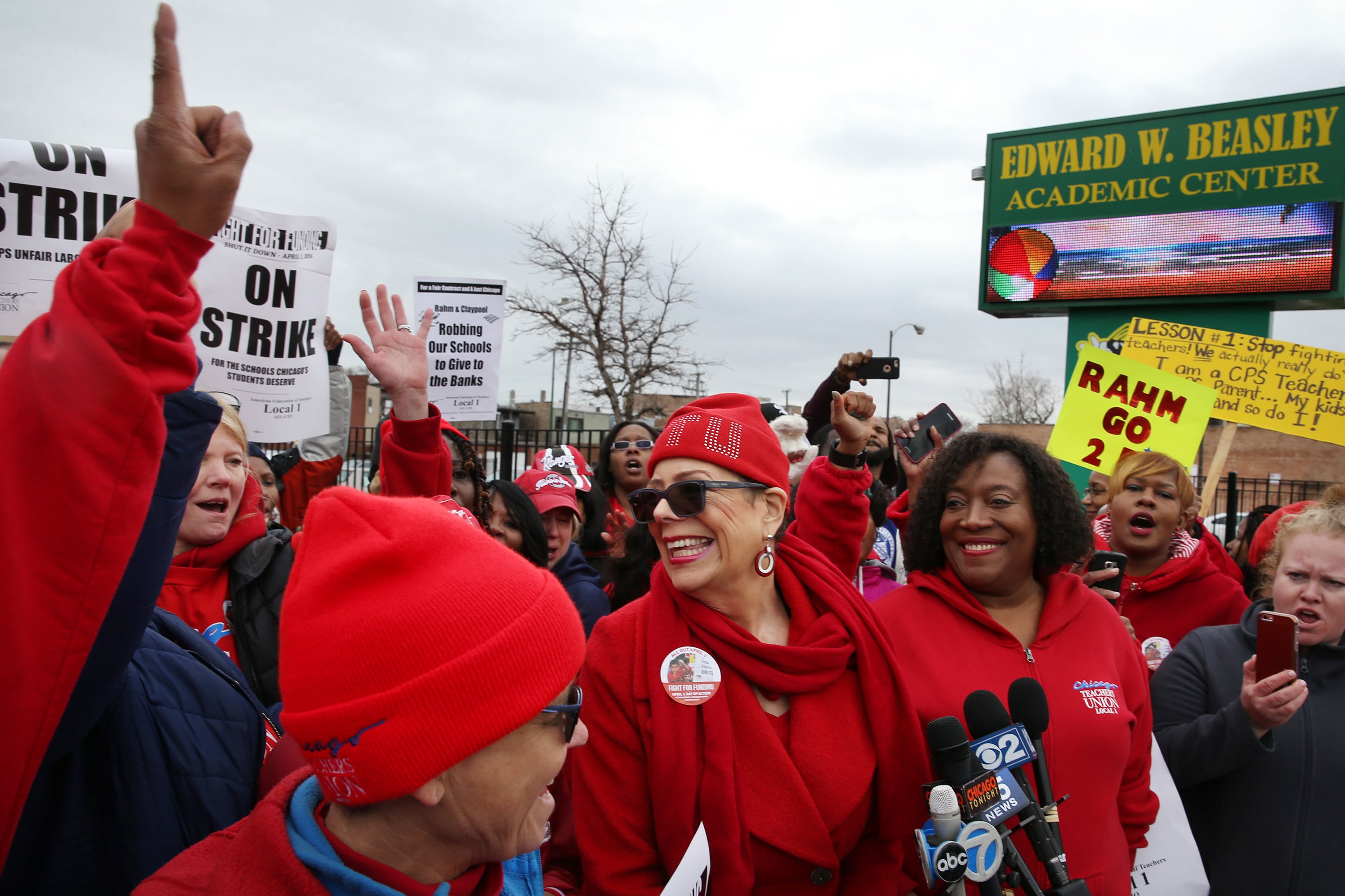 Chicago Teachers Union President Karen Lewis in 2016
