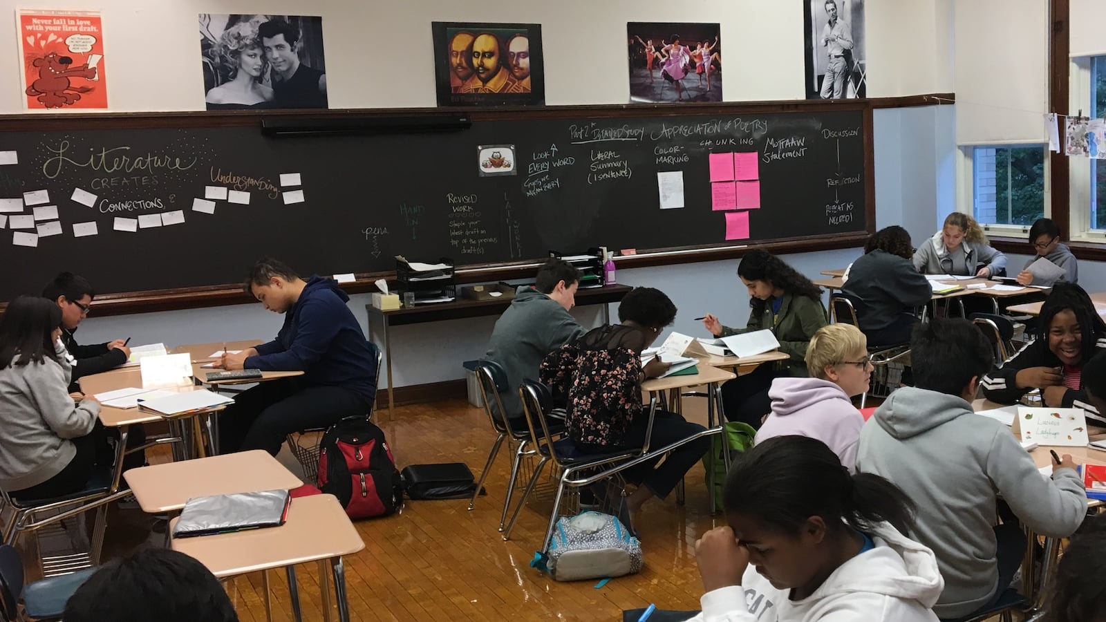 An International Baccalaureate class at Senn High School in Edgewater on the North Side of Chicago.