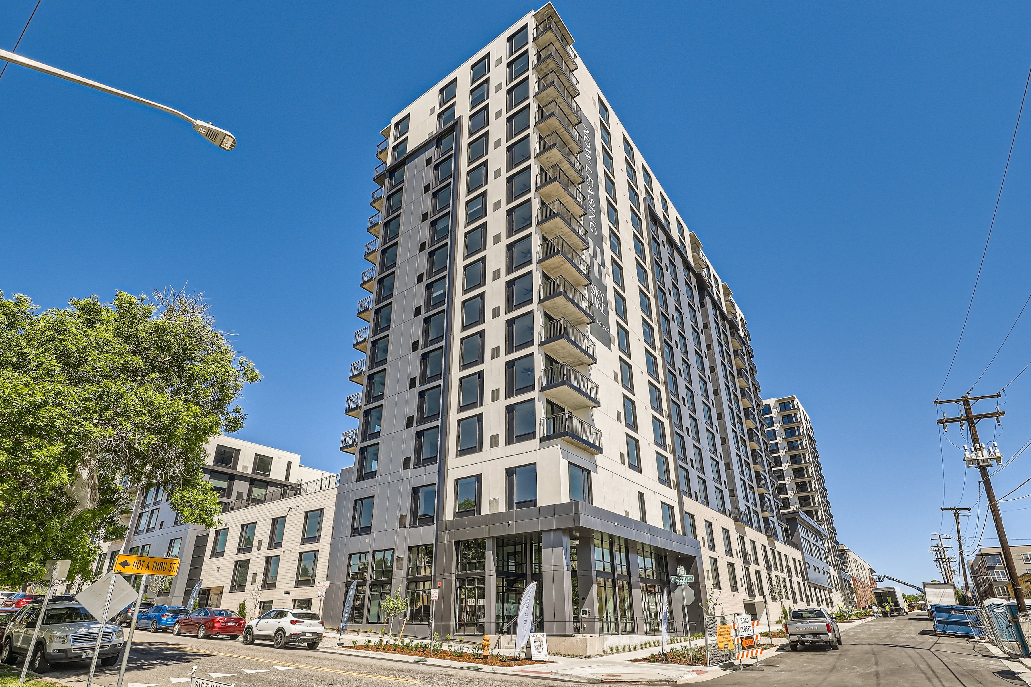 An apartment building