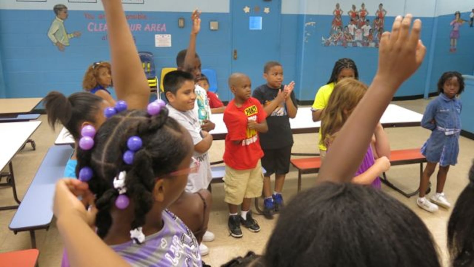 Sharpe Elementary students share what they've learned during summer vocabulary camp.