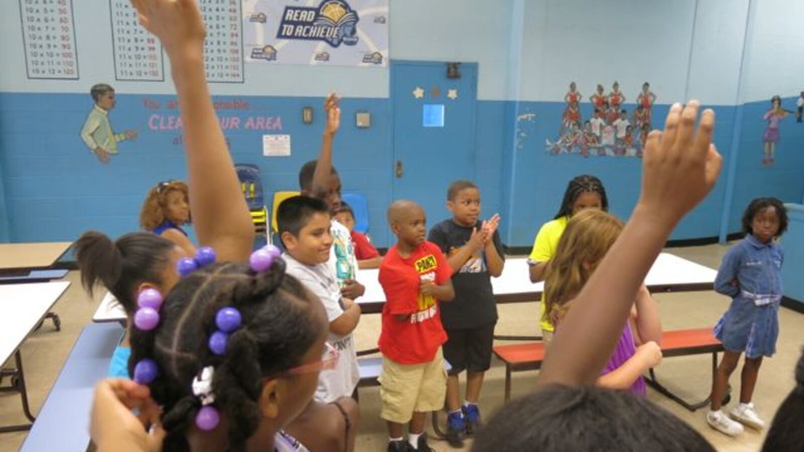 Sharpe Elementary students share what they've learned during summer vocabulary camp.