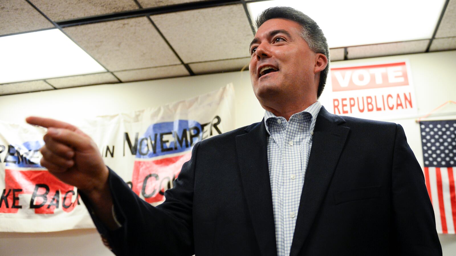 U.S. Sen. Cory Gardner.  (Photo by Michael Reaves/The Denver Post)
