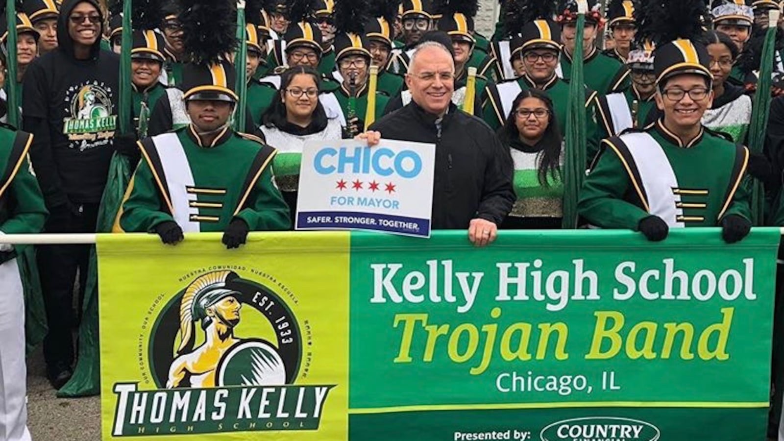 Before he served on Chicago's school board or the state board of education, Chicago mayoral hopeful Gery Chico attended Kelly High School.