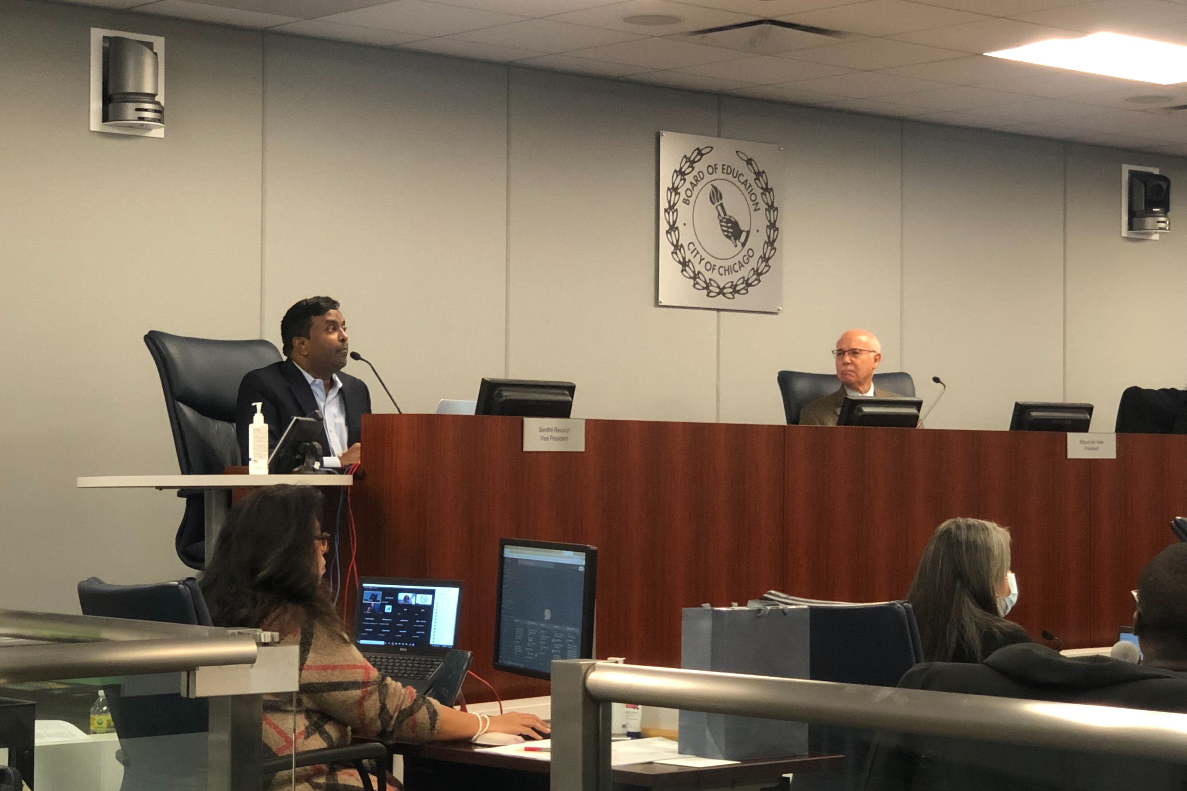Chicago Board of Education Vice President Sendhil Revuluri announces he’s stepping down.
