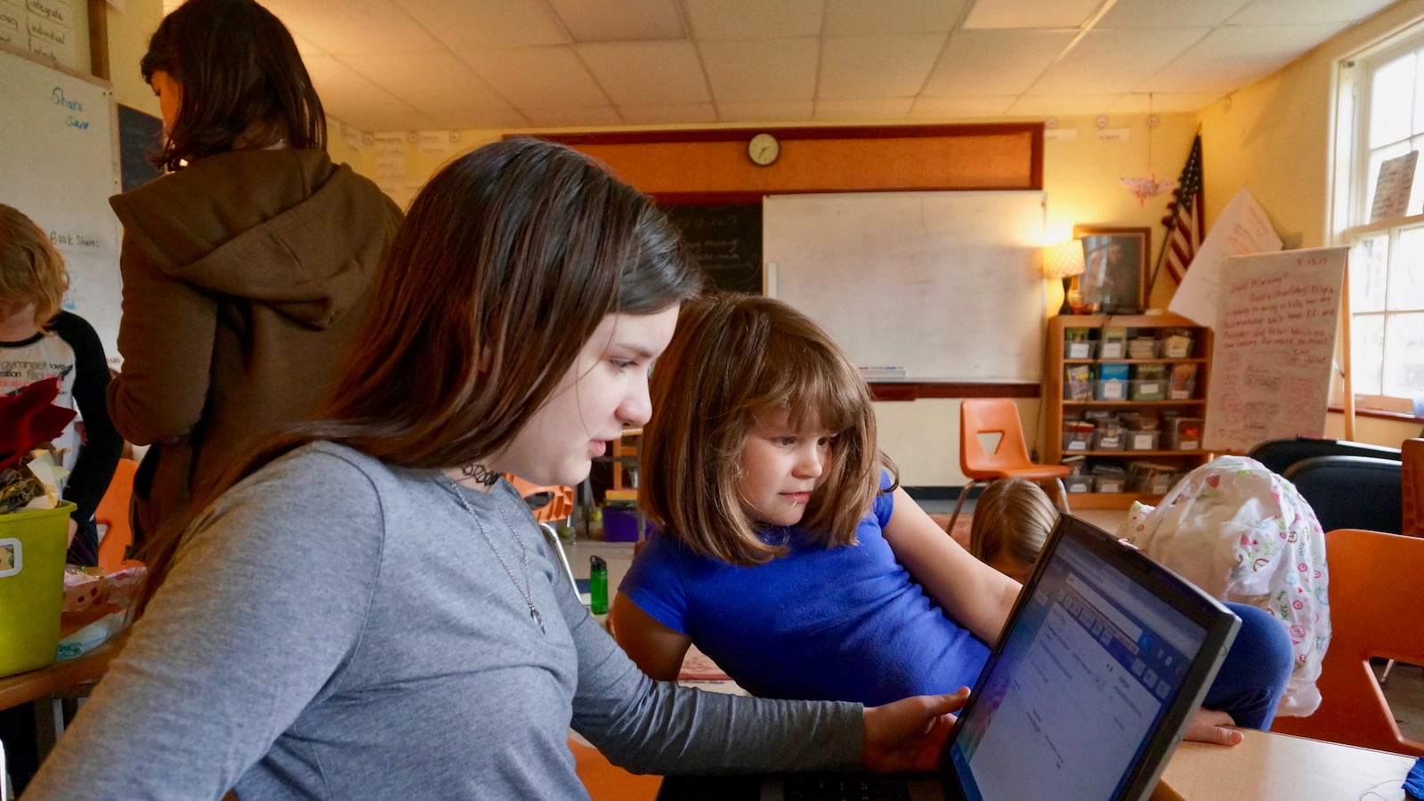 Students at the School for Community Learning take elective classes with children of any age.