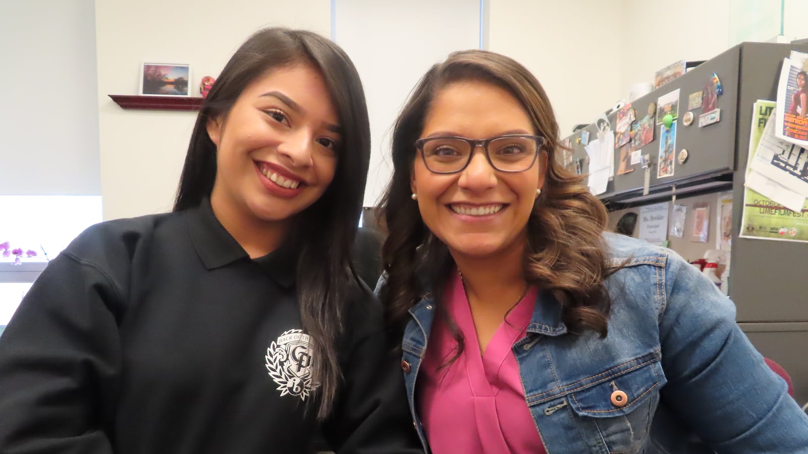 Back of the Yards College Prep senior Daniela Rendon wants to join her favorite teacher Nancy Guzman among the ranks of Latino teachers, whose numbers are disproportionately low at Chicago schools compared to student demographics.